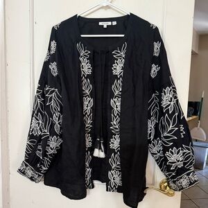 NWOT Chico's Elegant Black Blouse